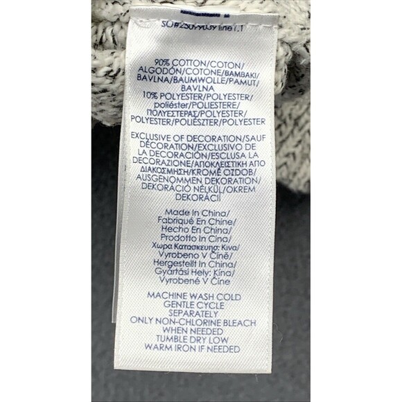 Chaps Ralph Lauren Quarter Zip Mock Turtleneck Knit Sweater Men’s Size S/P Gray - Picture 14 of 16